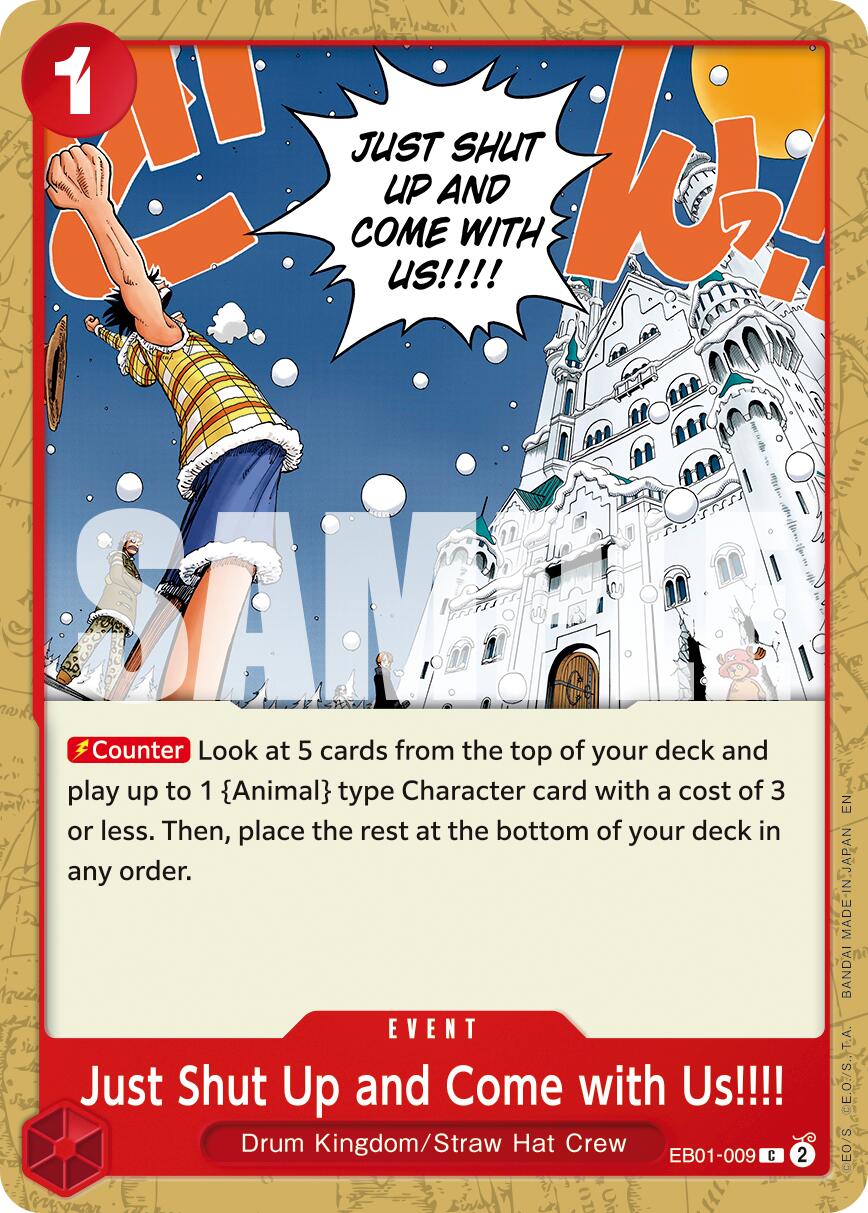 Just Shut Up and Come with Us!!!! (Reprint) [Premium Booster -The Best- Vol. 2] | Gamers Paradise