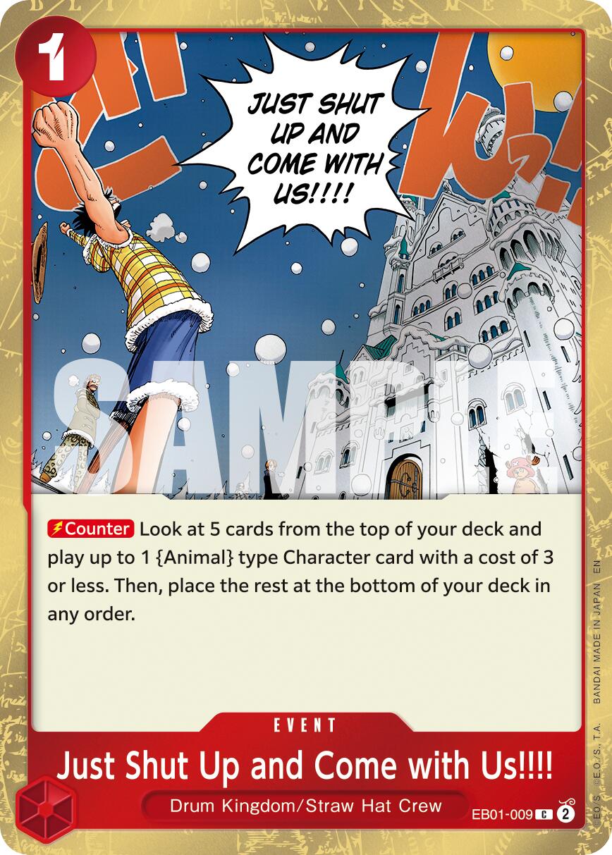 Just Shut Up and Come with Us!!!! (Pirate Foil) [Premium Booster -The Best- Vol. 2] | Gamers Paradise