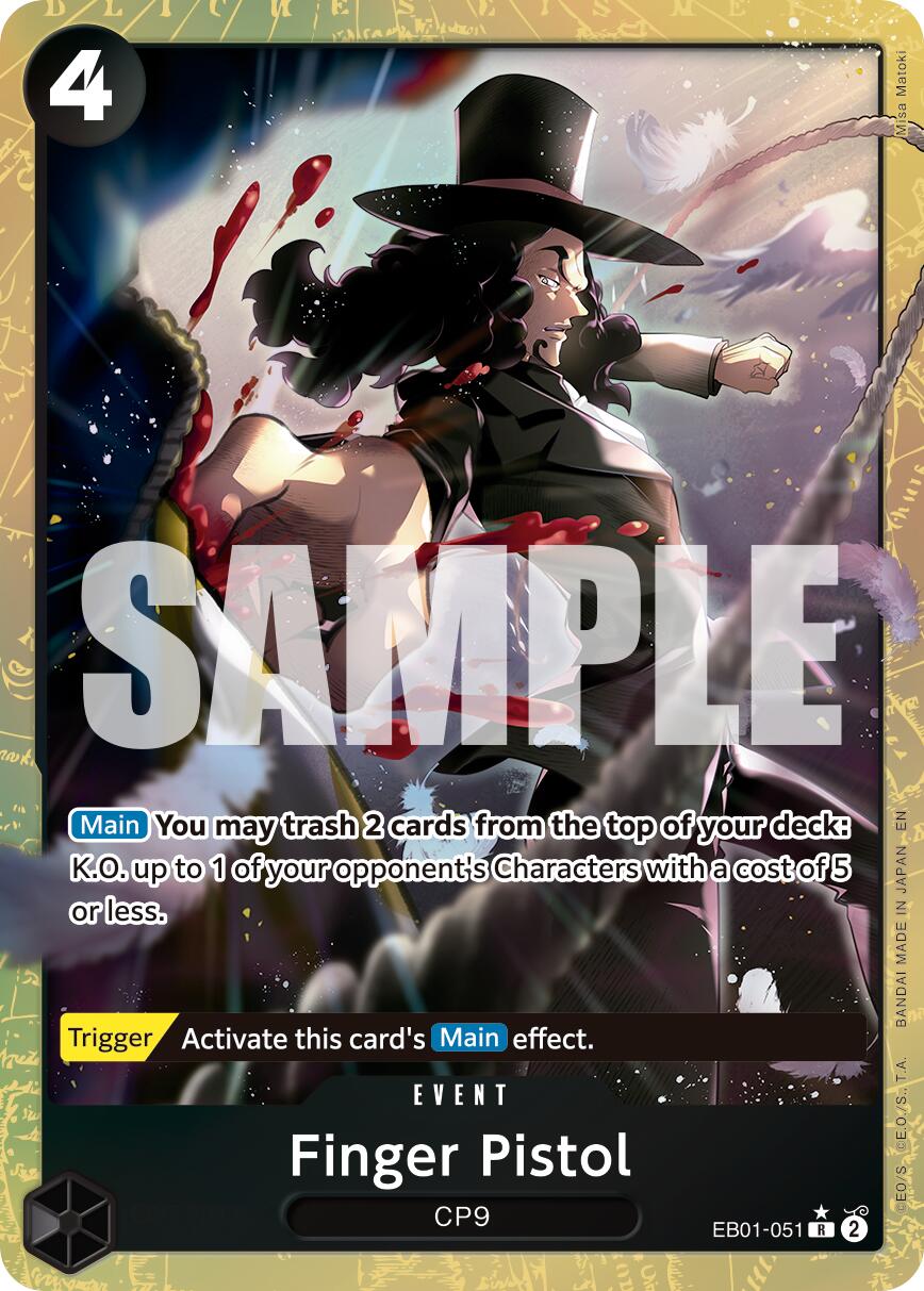 Finger Pistol (Alternate Art) [Premium Booster -The Best- Vol. 2] | Gamers Paradise