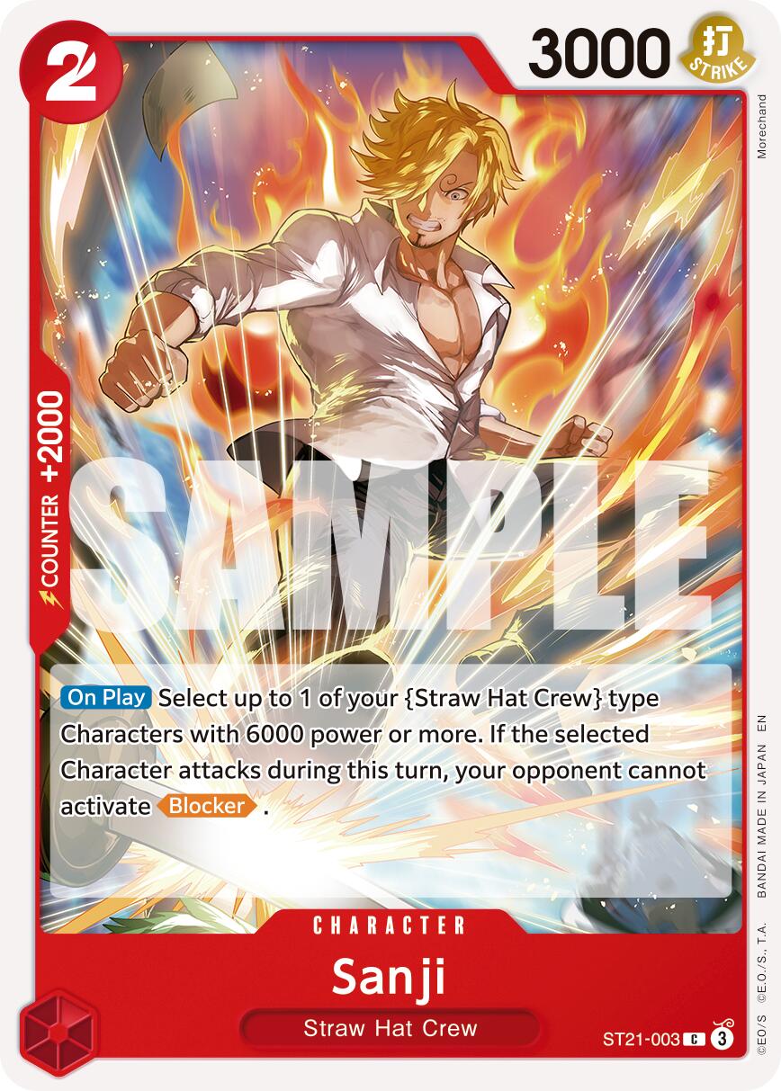 Sanji (ST21-003) (Reprint) [Premium Booster -The Best- Vol. 2] | Gamers Paradise