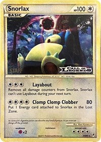 Snorlax (33/95) (Staff Prerelease Promo) [Nintendo: Black Star Promos] | Gamers Paradise