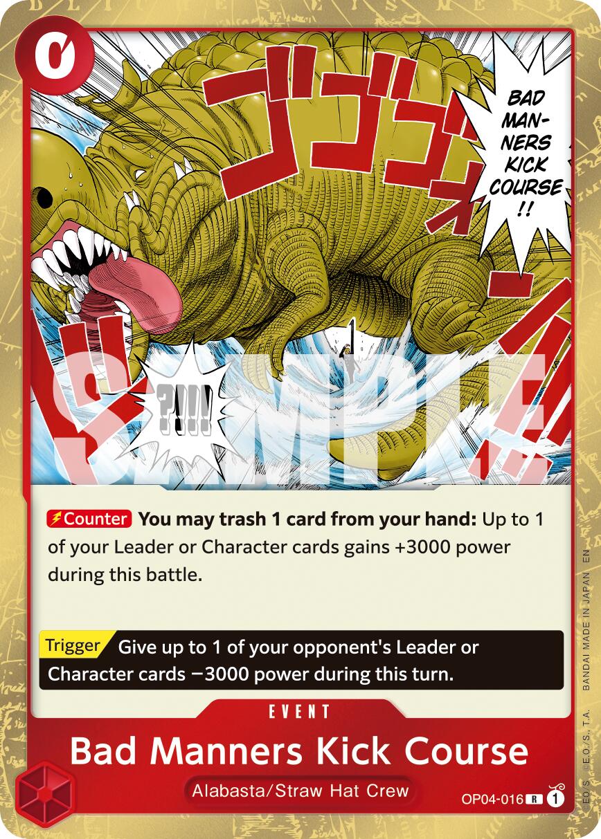 Bad Manners Kick Course (Reprint) [Premium Booster -The Best- Vol. 2] | Gamers Paradise