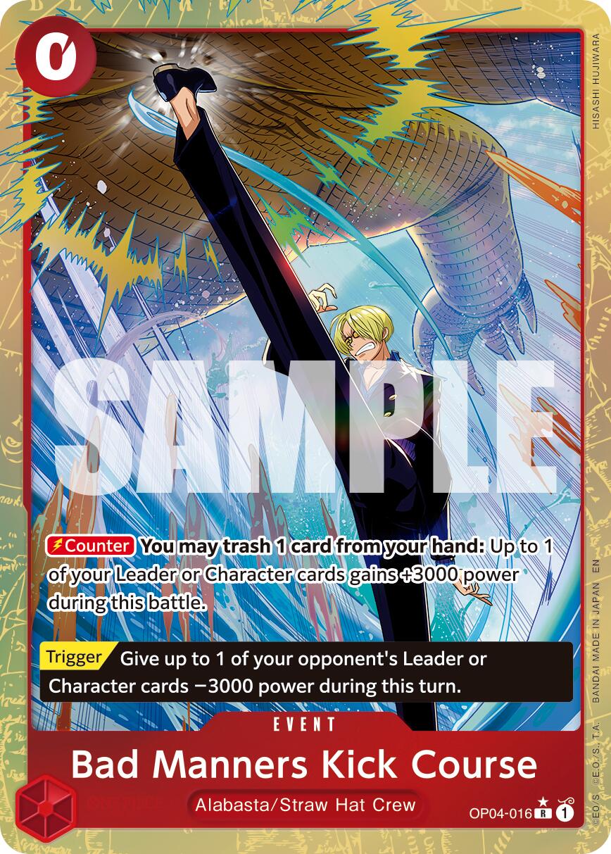 Bad Manners Kick Course (Alternate Art) [Premium Booster -The Best- Vol. 2] | Gamers Paradise