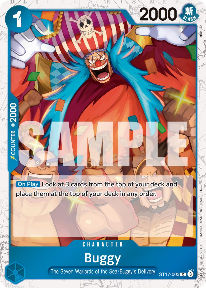 Buggy (ST17-003) (Pirate Foil) [Premium Booster -The Best- Vol. 2] | Gamers Paradise