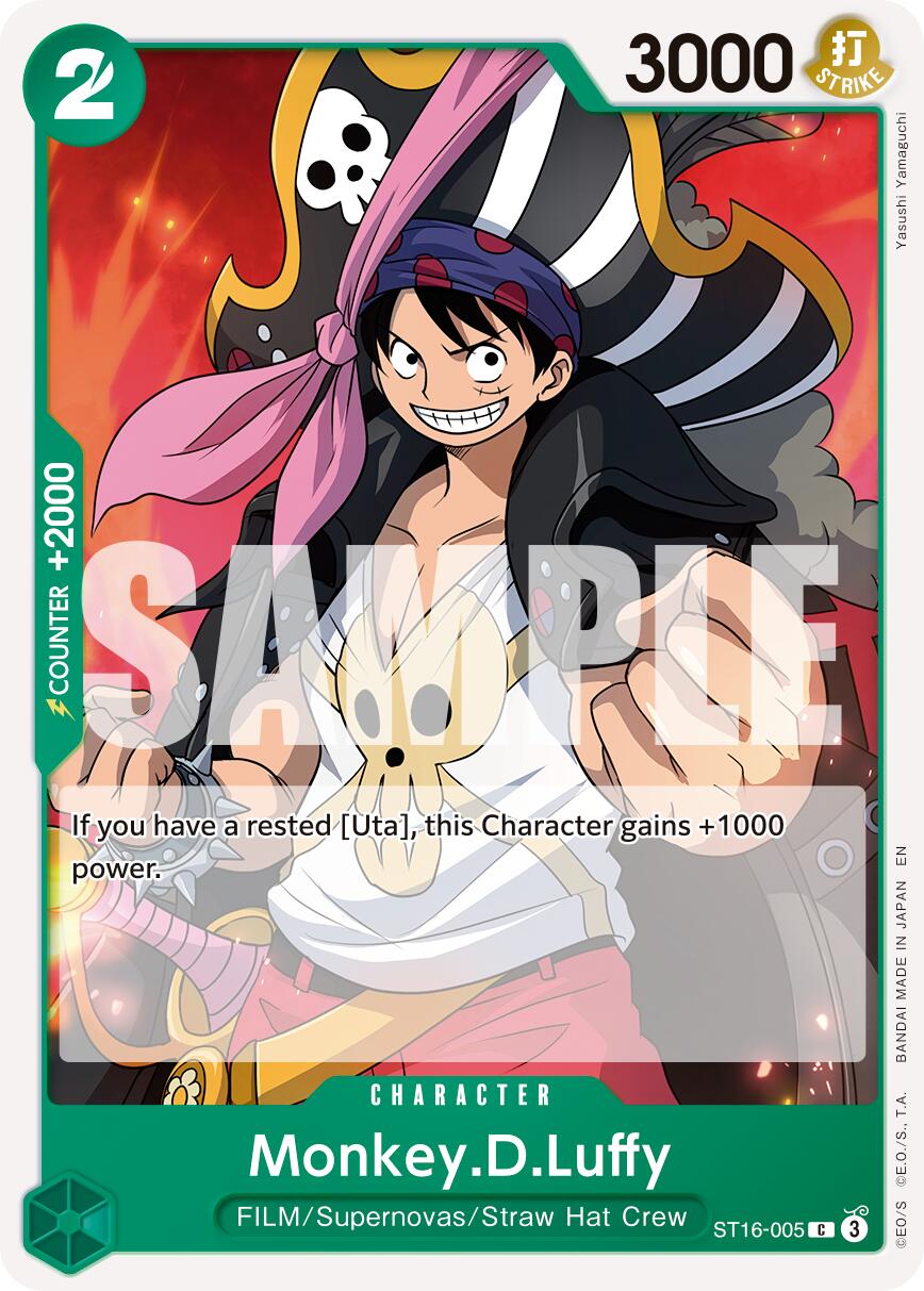 Monkey.D.Luffy (ST16-005) (Reprint) [Premium Booster -The Best- Vol. 2] | Gamers Paradise