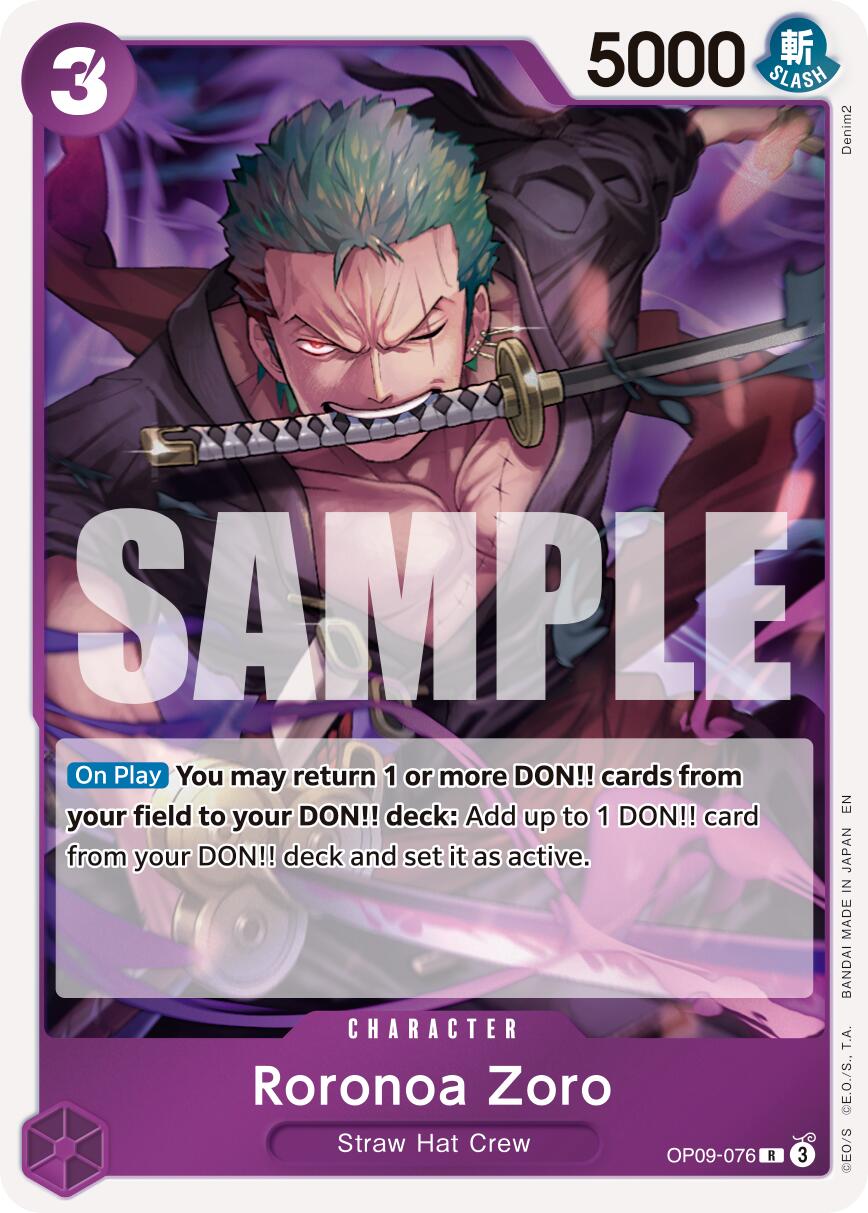 Roronoa Zoro (OP09-076) [Premium Booster -The Best- Vol. 2] | Gamers Paradise