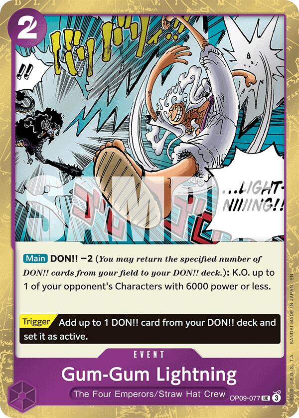 Gum-Gum Lightning (Pirate Foil) [Premium Booster -The Best- Vol. 2] | Gamers Paradise