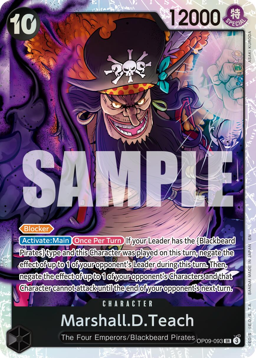 Marshall.D.Teach (OP09-093) (Reprint) [Premium Booster -The Best- Vol. 2] | Gamers Paradise