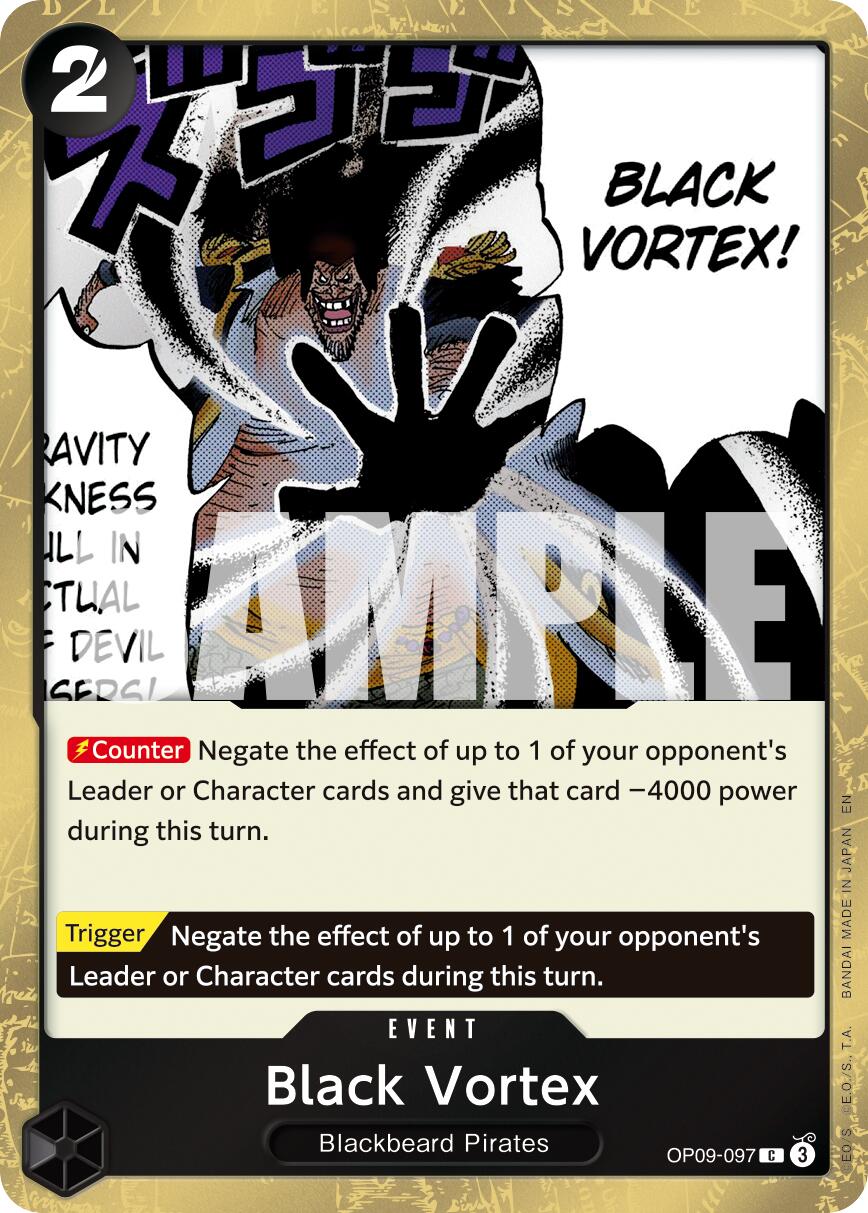 Black Vortex (Pirate Foil) [Premium Booster -The Best- Vol. 2] | Gamers Paradise