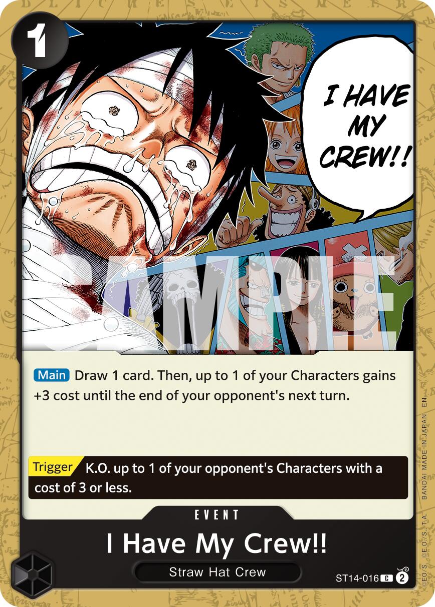 I Have My Crew!! (Reprint) [Premium Booster -The Best- Vol. 2] | Gamers Paradise