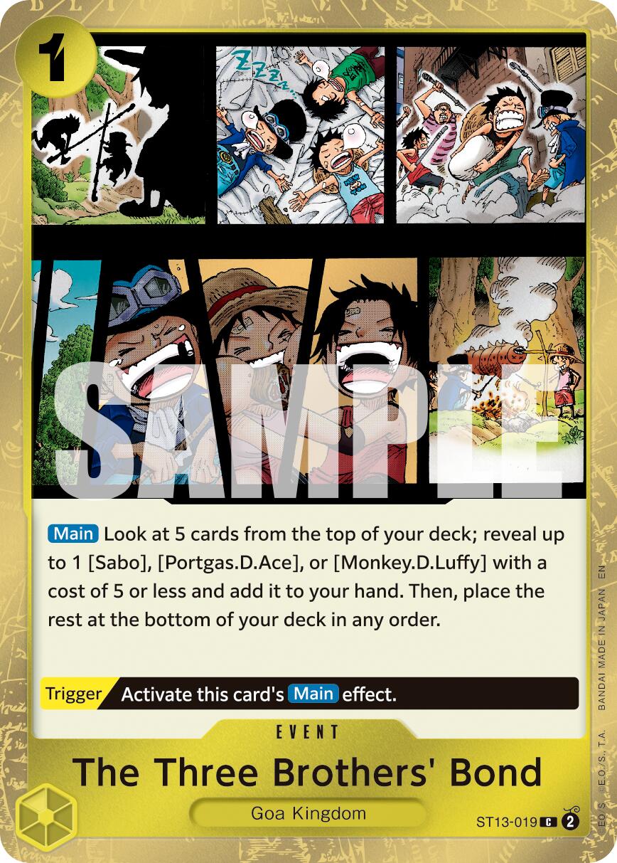 The Three Brothers' Bond (Pirate Foil) [Premium Booster -The Best- Vol. 2] | Gamers Paradise