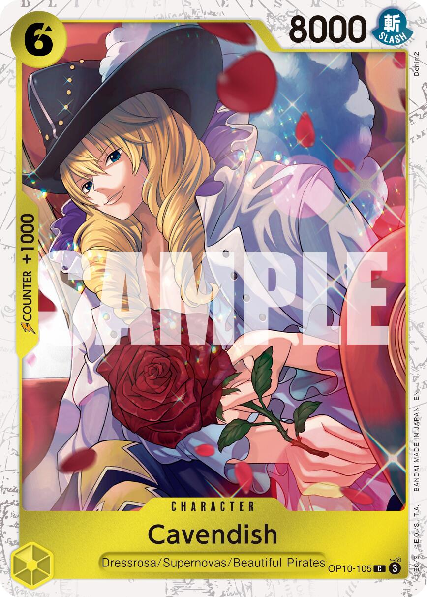 Cavendish (OP10-105) (Pirate Foil) [Premium Booster -The Best- Vol. 2] | Gamers Paradise