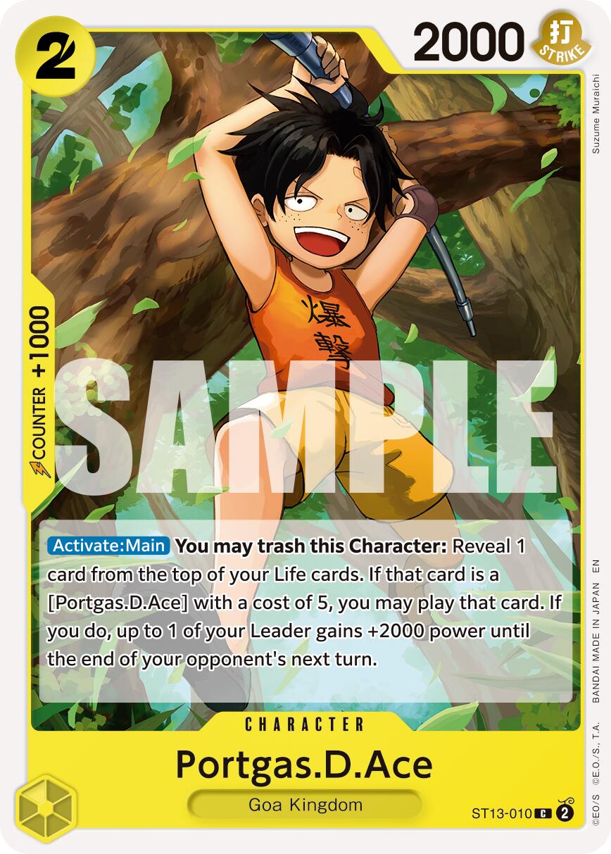 Portgas.D.Ace (ST13-010) (Reprint) [Premium Booster -The Best- Vol. 2] | Gamers Paradise
