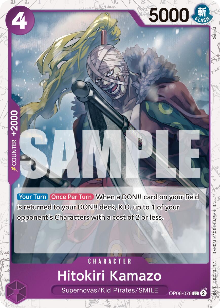 Hitokiri Kamazo (Pirate Foil) [Premium Booster -The Best- Vol. 2] | Gamers Paradise