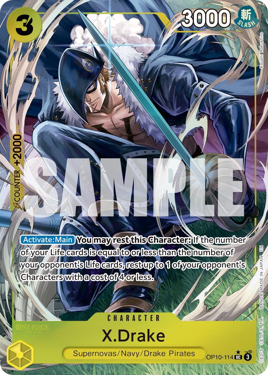 X.Drake (Alternate Art) [Premium Booster -The Best- Vol. 2] | Gamers Paradise