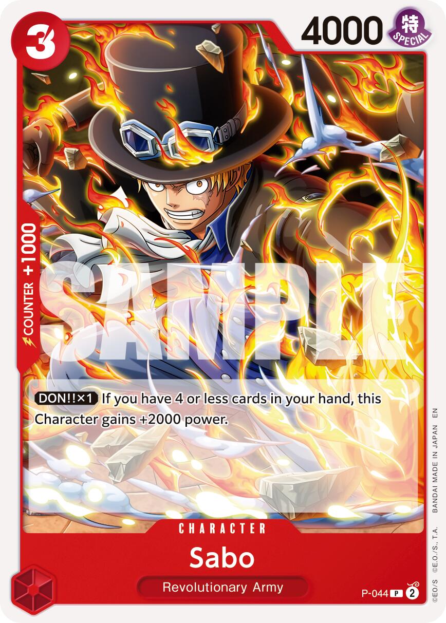 Sabo (P-044) (Reprint) [Premium Booster -The Best- Vol. 2] | Gamers Paradise