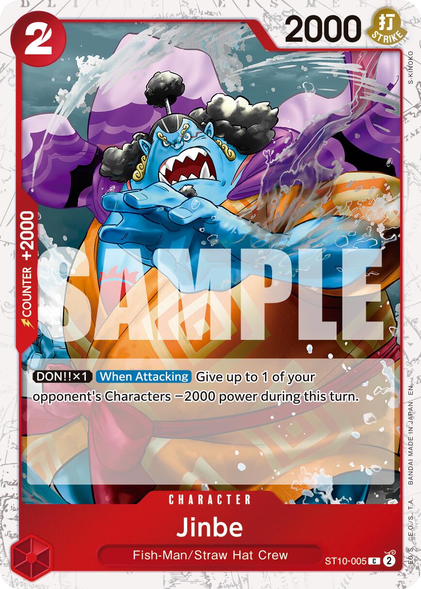Jinbe (ST10-005) (Pirate Foil) [Premium Booster -The Best- Vol. 2] | Gamers Paradise
