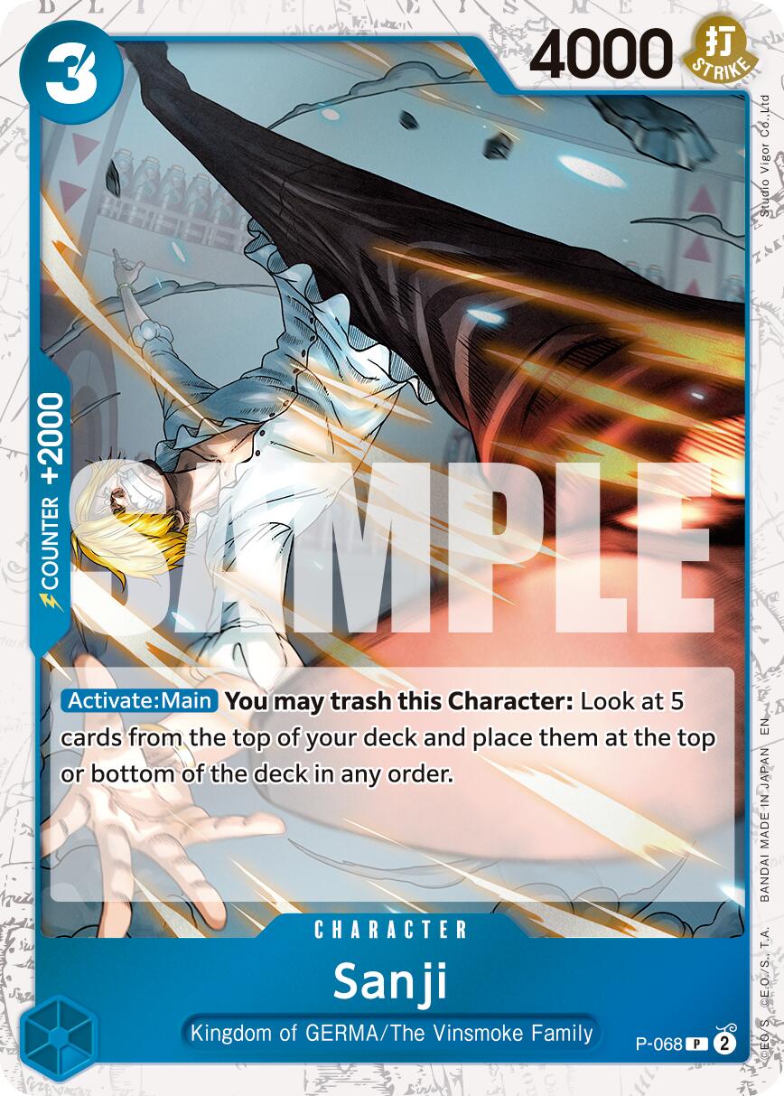 Sanji (P-068) (Pirate Foil) [Premium Booster -The Best- Vol. 2] | Gamers Paradise
