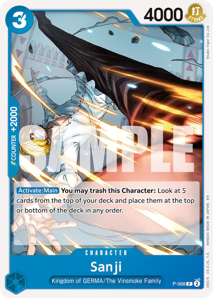 Sanji (P-068) (Reprint) [Premium Booster -The Best- Vol. 2] | Gamers Paradise