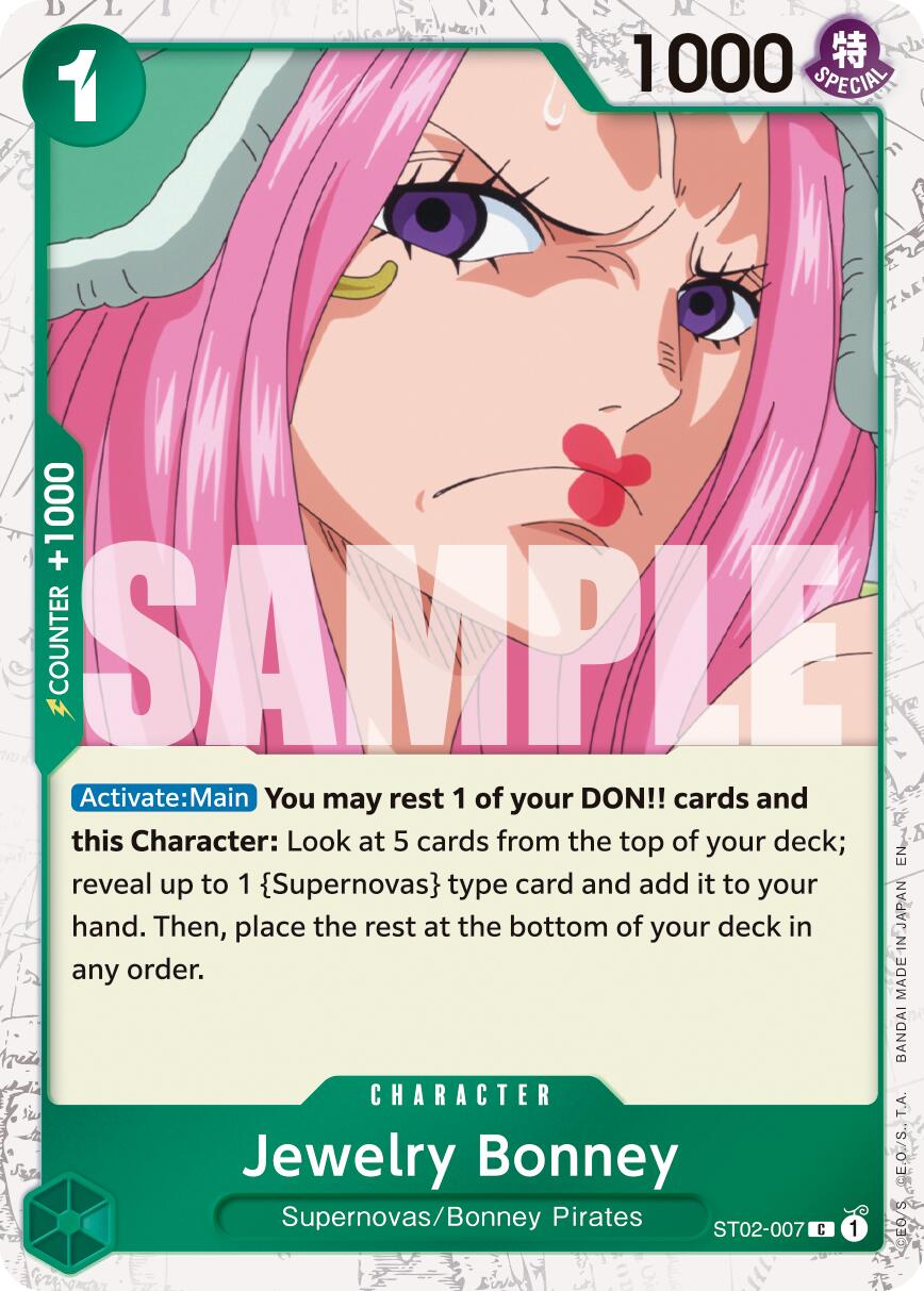 Jewelry Bonney (ST02-007) (Pirate Foil) [Premium Booster -The Best- Vol. 2] | Gamers Paradise