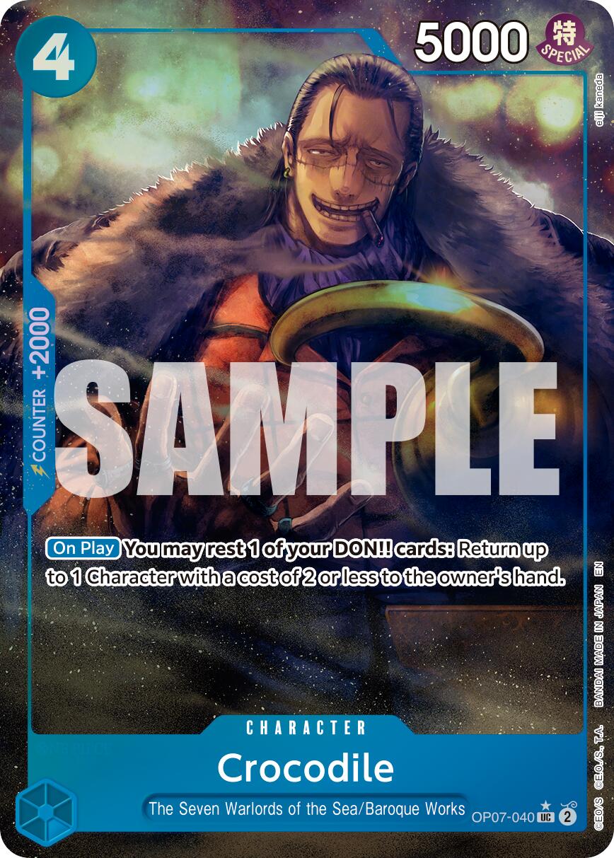 Crocodile (OP07-040) (Alternate Art) [Premium Booster -The Best- Vol. 2] | Gamers Paradise