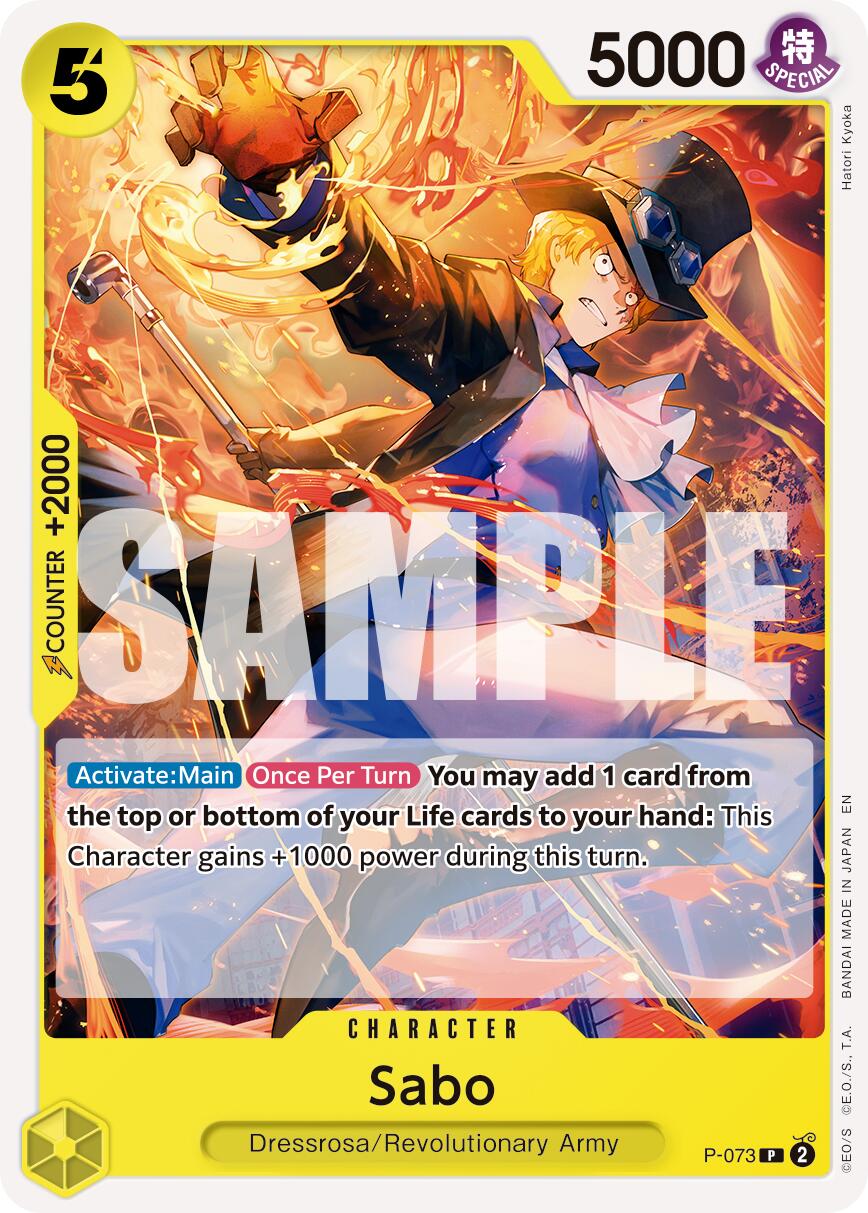 Sabo (P-073) (Reprint) [Premium Booster -The Best- Vol. 2] | Gamers Paradise