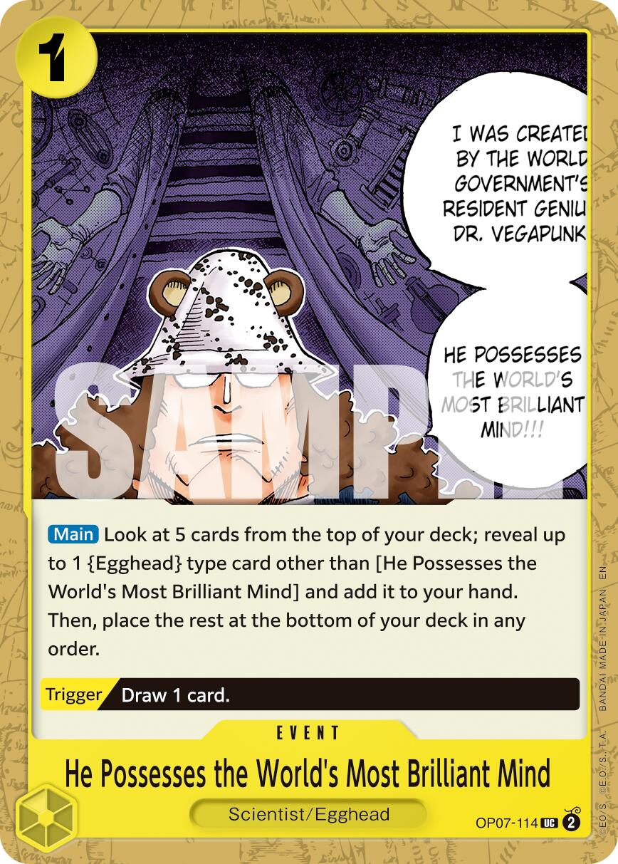 He Possesses the World's Most Brilliant Mind (Reprint) [Premium Booster -The Best- Vol. 2] | Gamers Paradise