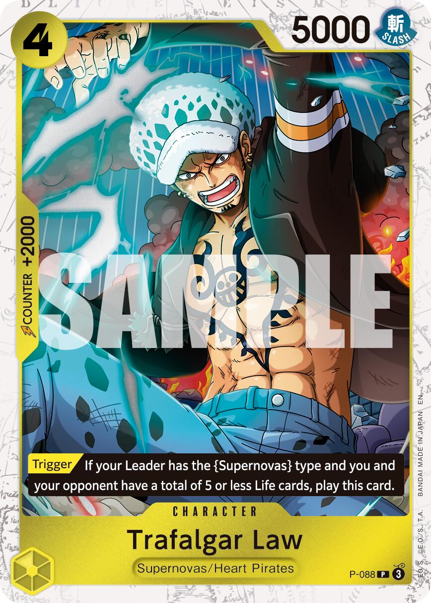 Trafalgar Law (P-088) (Pirate Foil) [Premium Booster -The Best- Vol. 2] | Gamers Paradise
