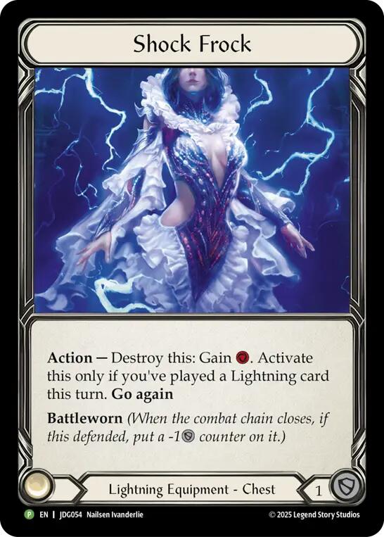 Shock Frock [JDG054] (Promo)  Cold Foil | Gamers Paradise