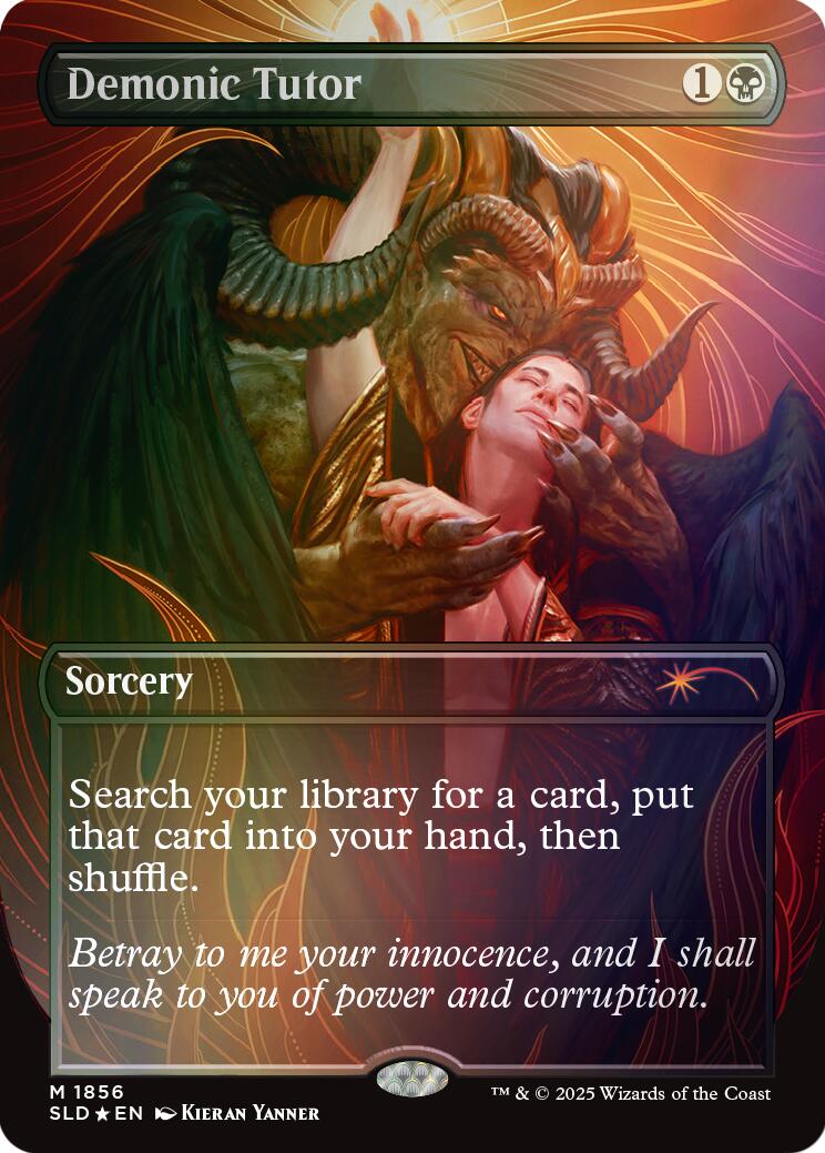 Demonic Tutor (Rainbow Foil) [Secret Lair Drop Series] | Gamers Paradise
