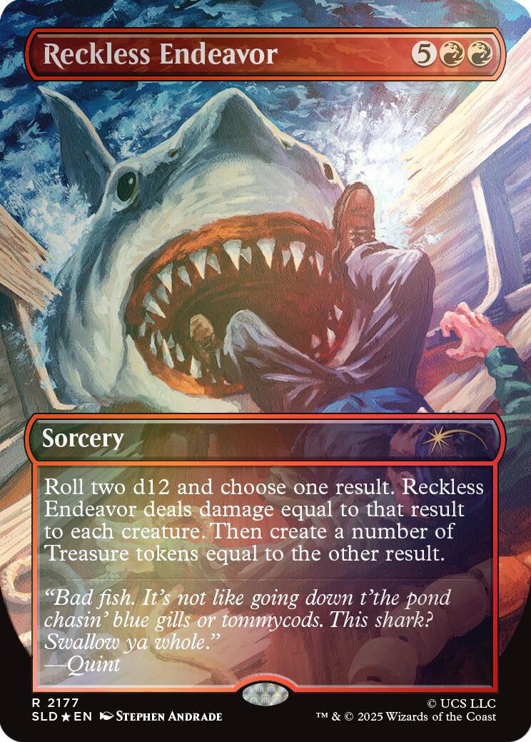 Reckless Endeavor (Rainbow Foil) [Secret Lair Drop Series] | Gamers Paradise