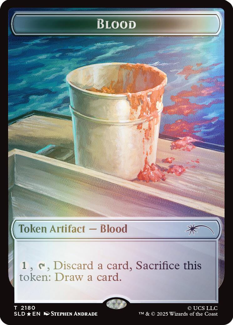 Blood Token (Rainbow Foil) [Secret Lair Drop Series] | Gamers Paradise