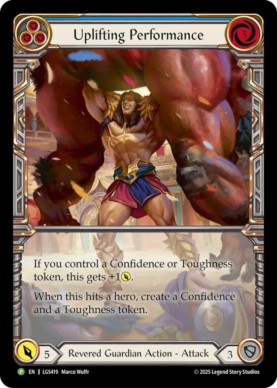 Uplifting Performance [LGS419] (Promo)  Cold Foil | Gamers Paradise