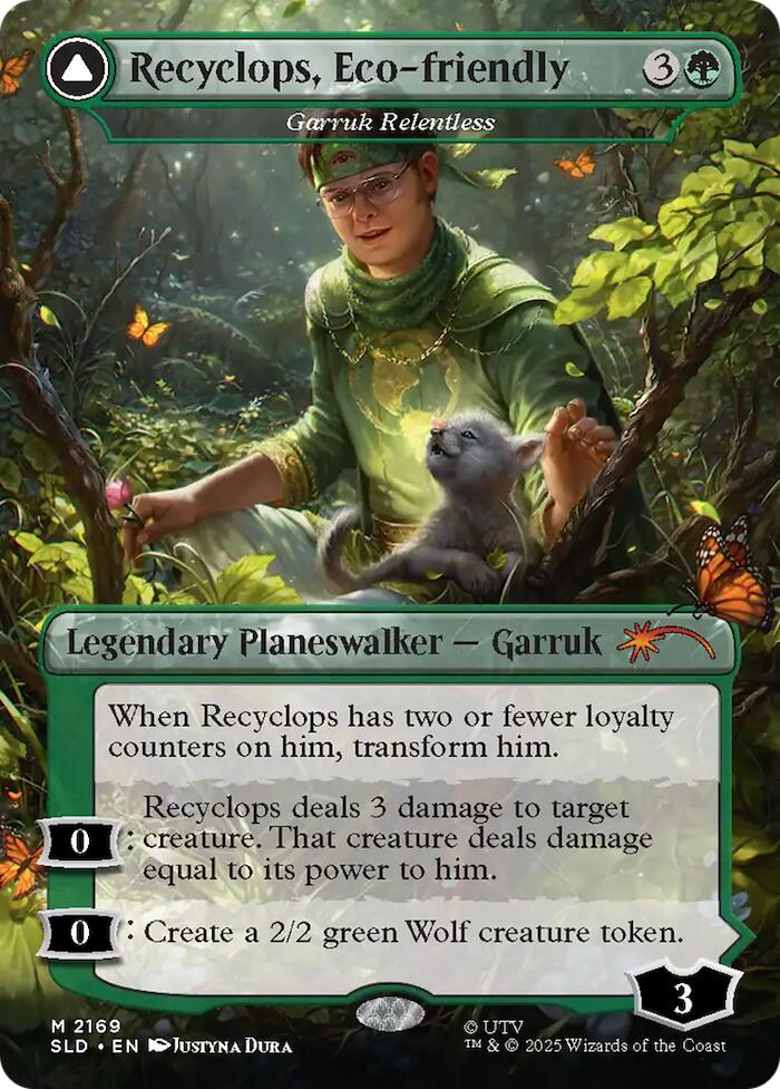 Recyclops, Eco-friendly - Garruk Relentless [Secret Lair Drop Series] | Gamers Paradise