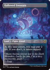 Hallowed Fountain (Borderless) [Lorwyn Eclipsed] | Gamers Paradise
