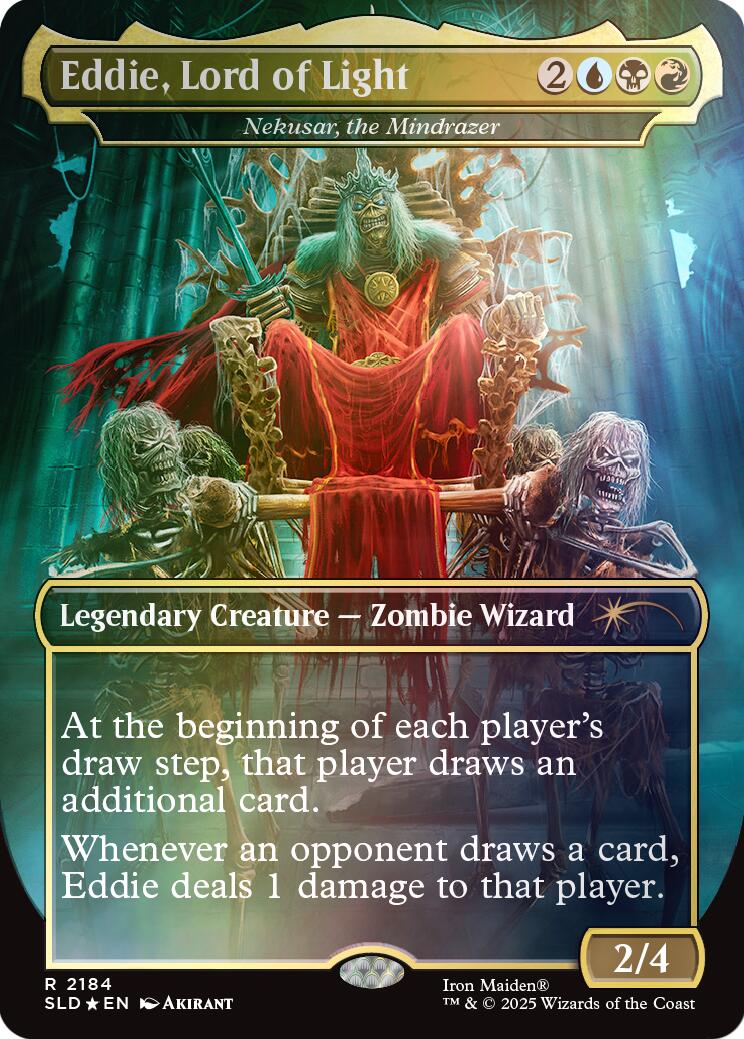 Eddie, Lord of Light - Nekusar, the Mindrazer (Rainbow Foil) [Secret Lair Drop Series] | Gamers Paradise