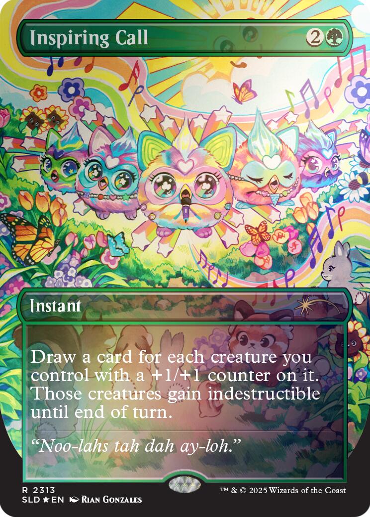 Inspiring Call (Rainbow Foil) [Secret Lair Drop Series] | Gamers Paradise