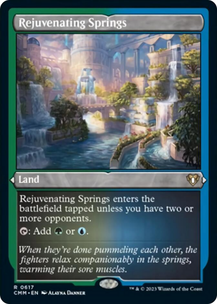Rejuvenating Springs (Foil Etched) [Commander Masters] | Gamers Paradise