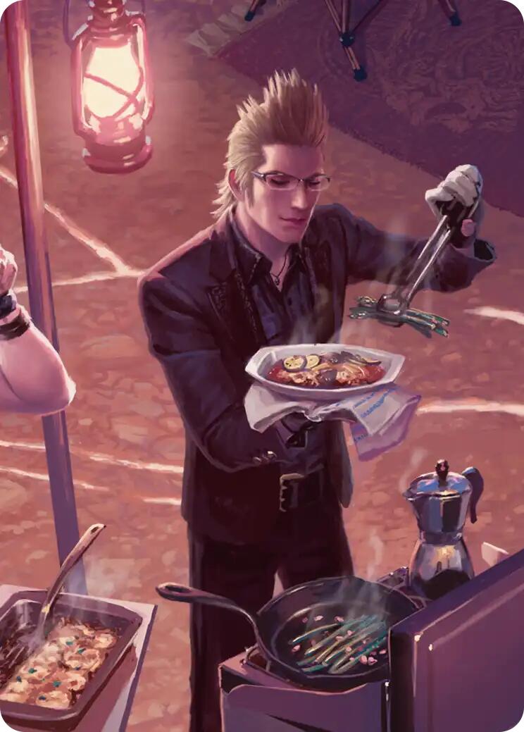 Campsite Cuisine Scene Art Card [FINAL FANTASY Art Series] | Gamers Paradise