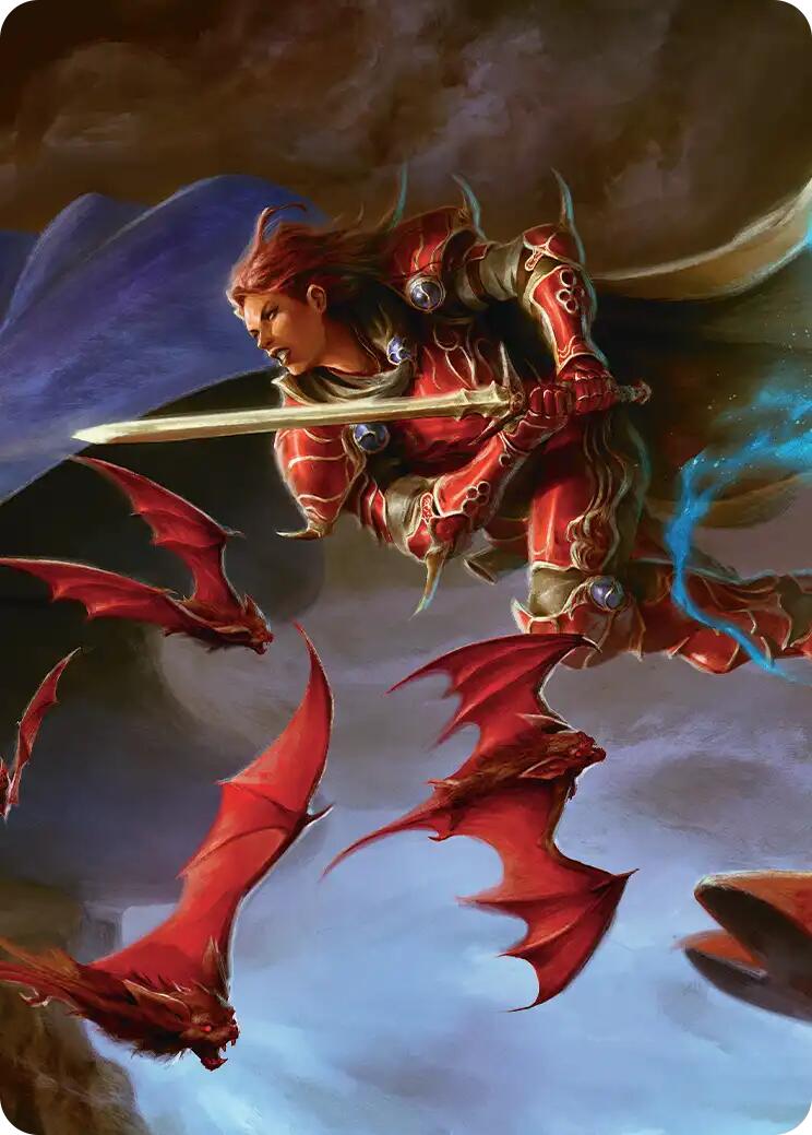 The Destined Warrior Scene Art Card [FINAL FANTASY Art Series] | Gamers Paradise