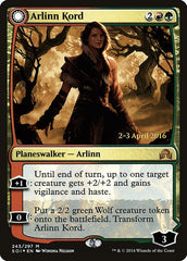 Arlinn Kord // Arlinn, Embraced by the Moon [Shadows over Innistrad Prerelease Promos] | Gamers Paradise
