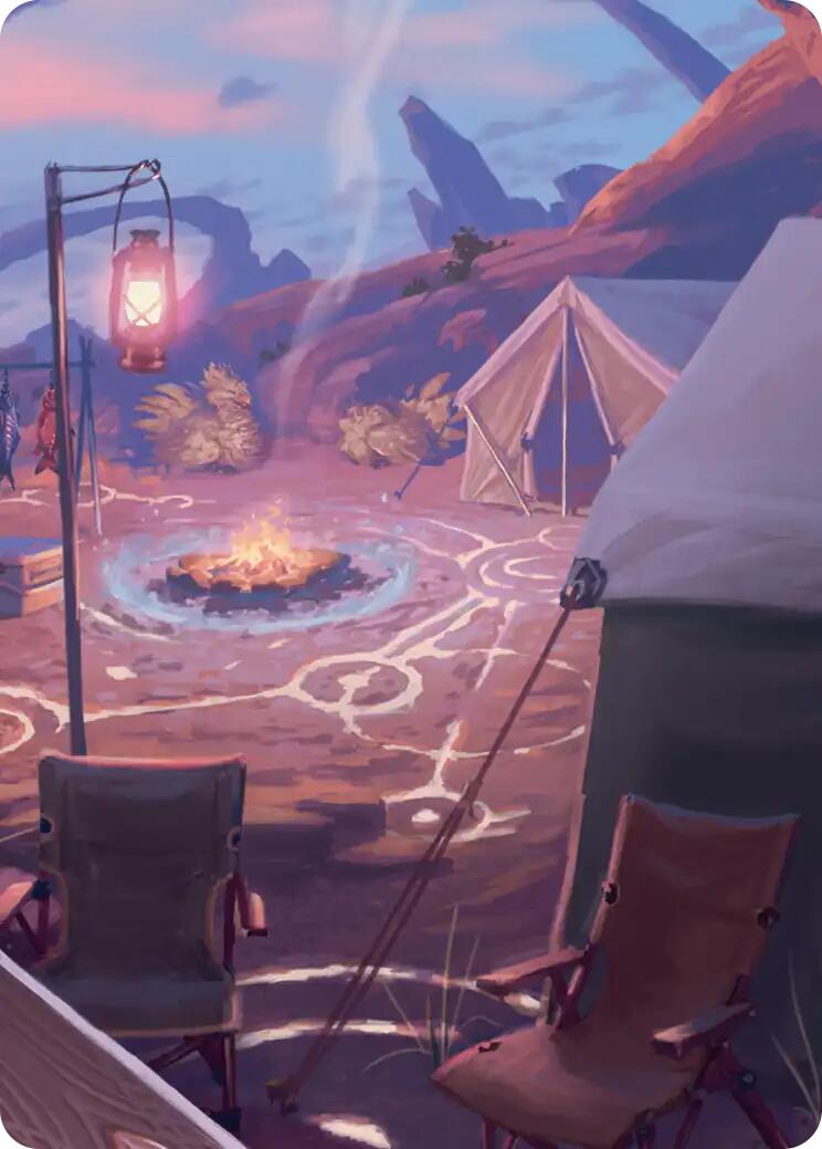 Chocobo Camp Scene Art Card [FINAL FANTASY Art Series] | Gamers Paradise