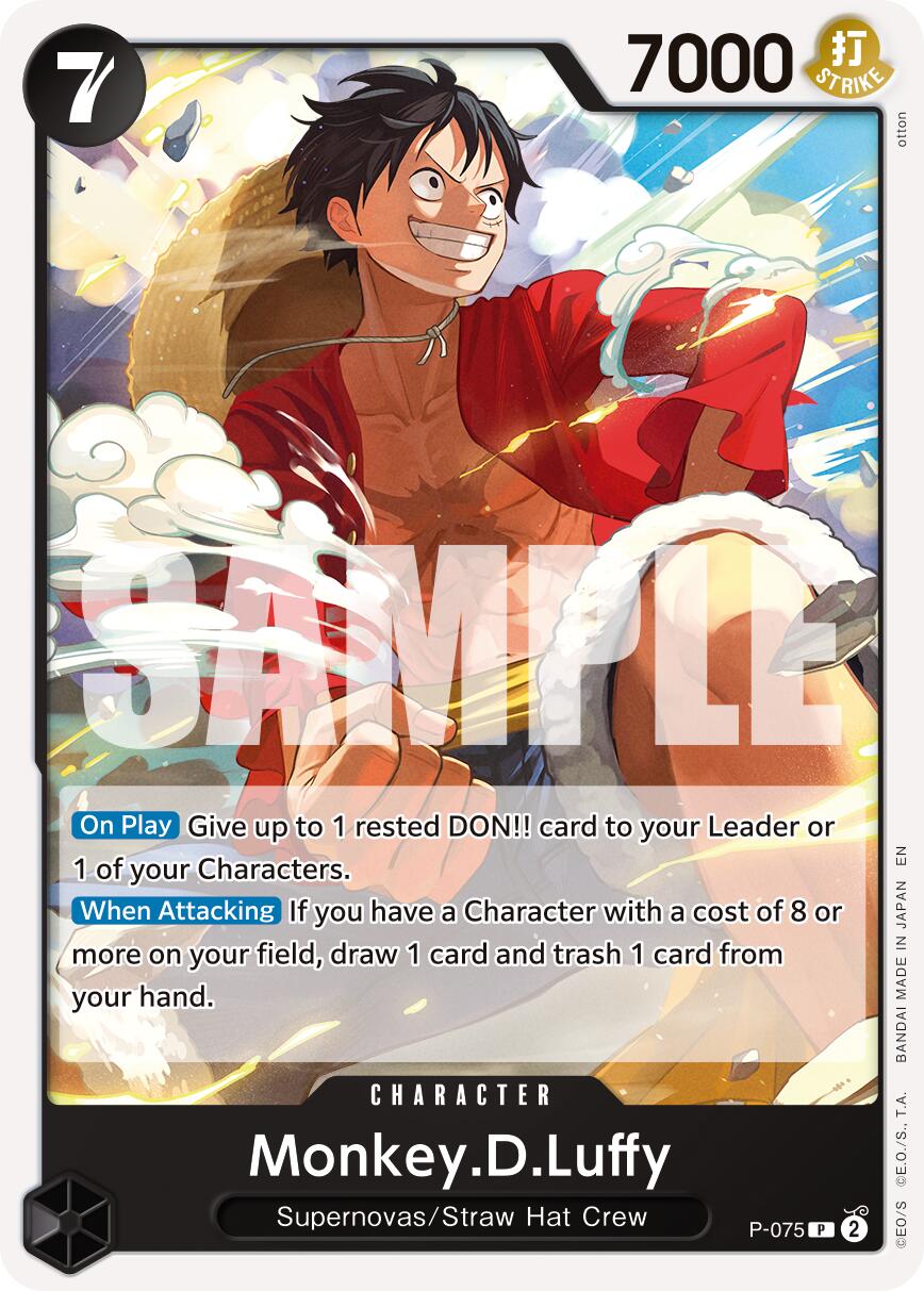 Monkey.D.Luffy (P-075) (Pirate Foil) [Premium Booster -The Best- Vol. 2] | Gamers Paradise