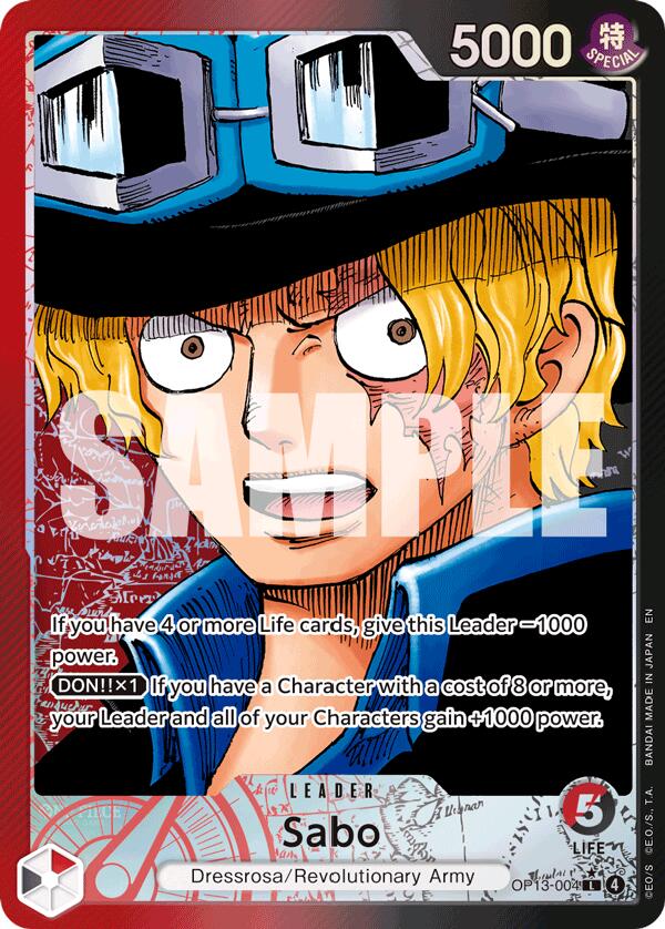 Sabo (Alternate Art) [Carrying On His Will] | Gamers Paradise