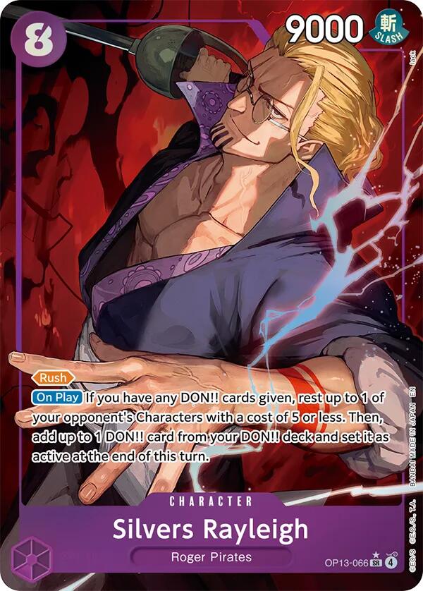 Silvers Rayleigh (Alternate Art) [Carrying On His Will] | Gamers Paradise