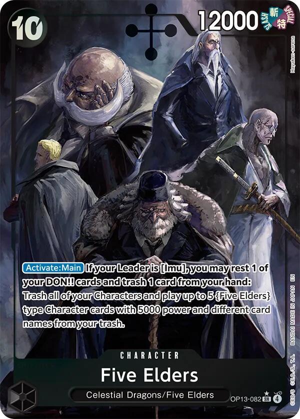 Five Elders (Alternate Art) [Carrying On His Will] | Gamers Paradise