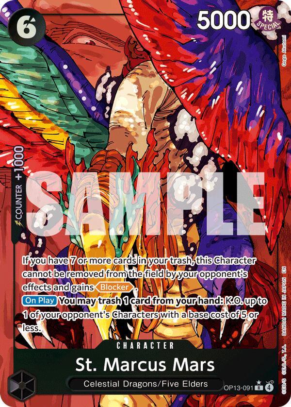 St. Marcus Mars (Alternate Art) [Carrying On His Will] | Gamers Paradise