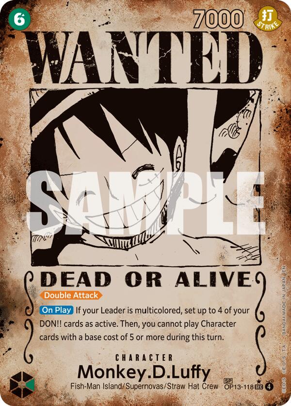 Monkey.D.Luffy (Wanted Poster) [Carrying On His Will] | Gamers Paradise