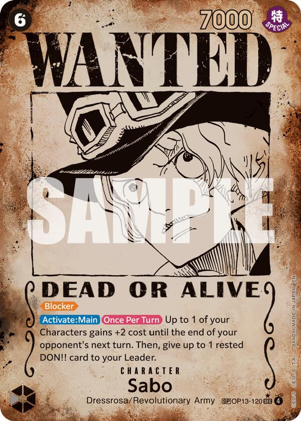 Sabo (Wanted Poster) [Carrying On His Will] | Gamers Paradise