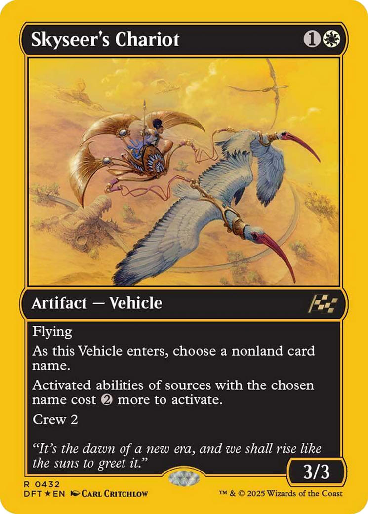 Skyseer's Chariot (First-Place Foil) [Aetherdrift] | Gamers Paradise